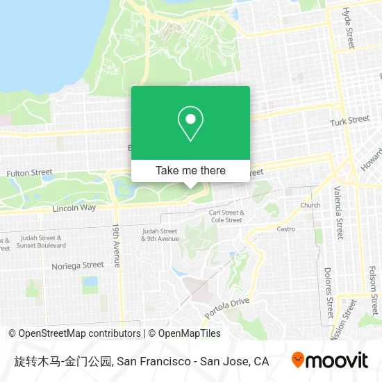 Mapa de 旋转木马-金门公园