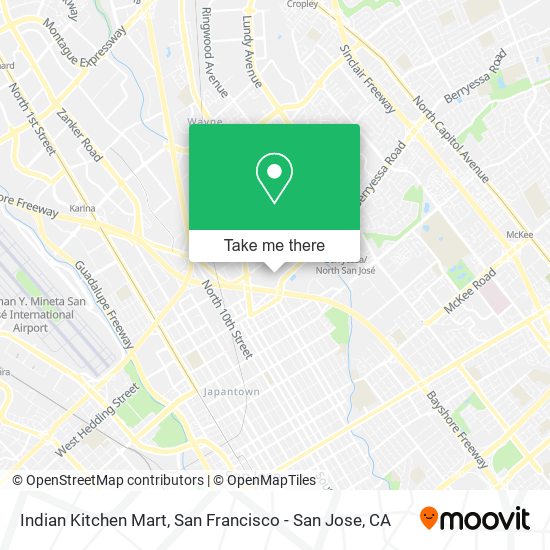 Indian Kitchen Mart map