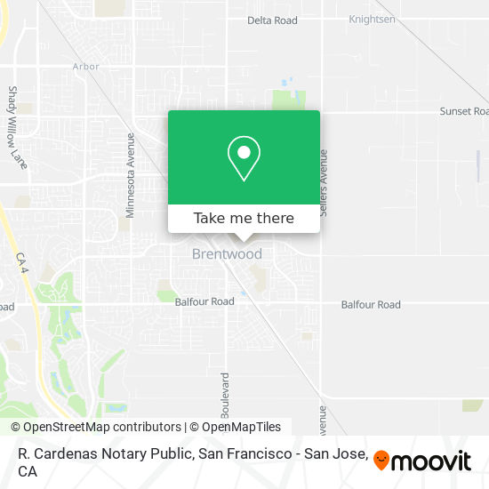 R. Cardenas Notary Public map