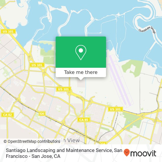 Santiago Landscaping and Maintenance Service map