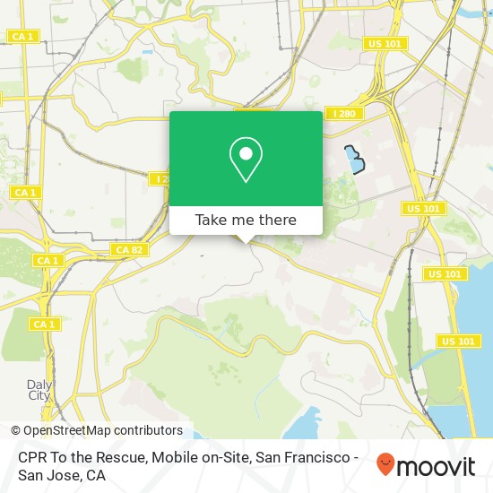 CPR To the Rescue, Mobile on-Site map