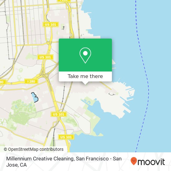 Millennium Creative Cleaning map