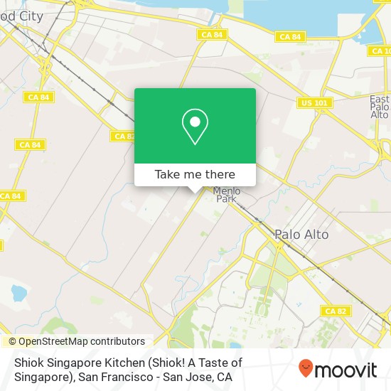 Mapa de Shiok Singapore Kitchen (Shiok! A Taste of Singapore)