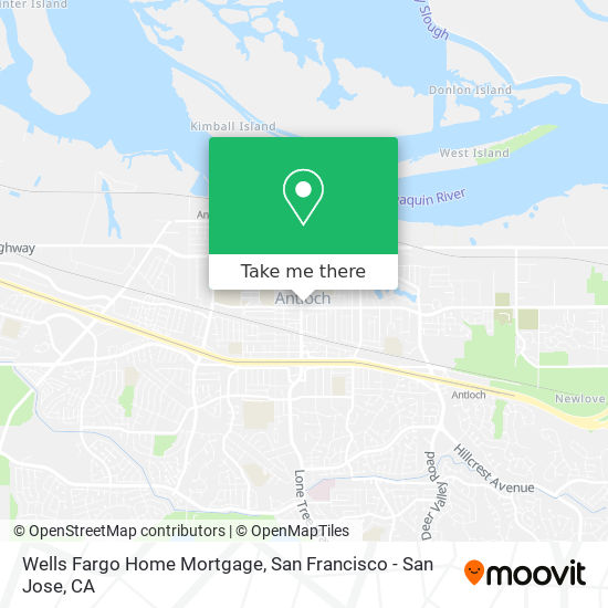 Wells Fargo Home Mortgage map