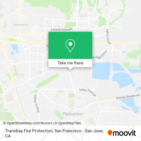 Transbay Fire Protection map