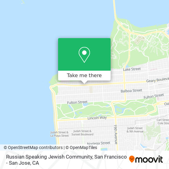 Russian Speaking Jewish Community map