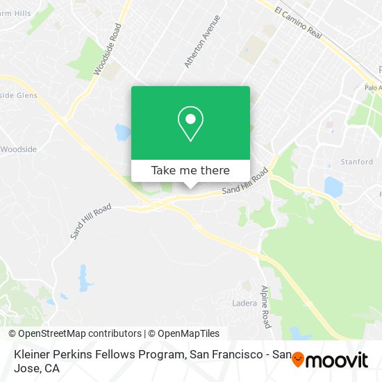 Mapa de Kleiner Perkins Fellows Program