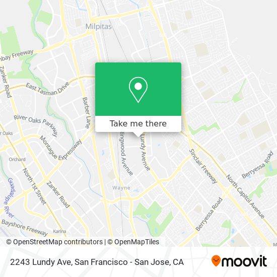 Mapa de 2243 Lundy Ave