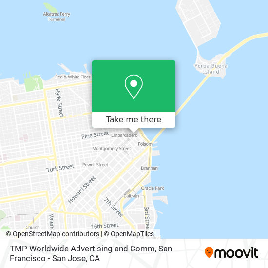 TMP Worldwide Advertising and Comm map