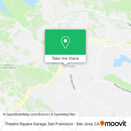 Theatre Square Garage map