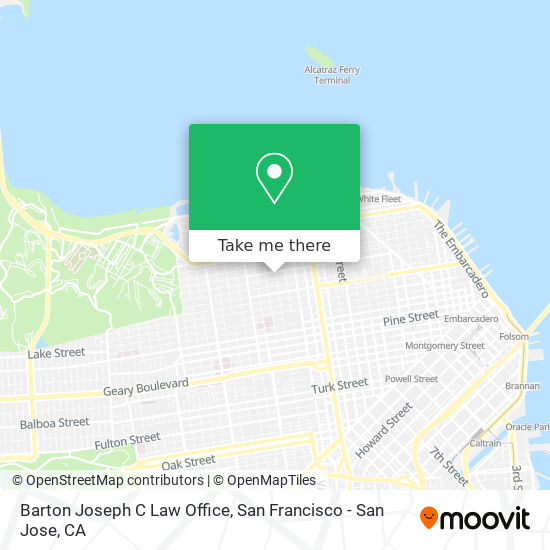 Barton Joseph C Law Office map