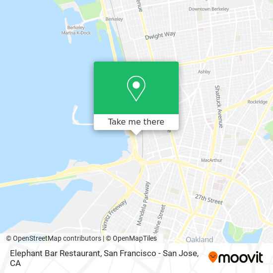 Mapa de Elephant Bar Restaurant