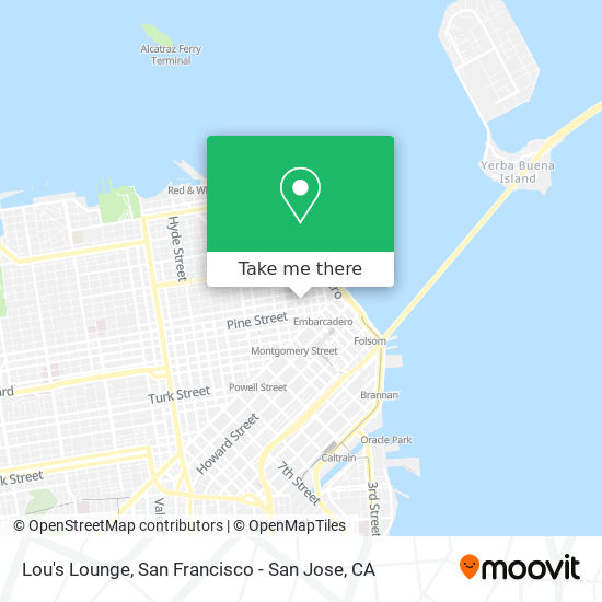 Lou's Lounge map