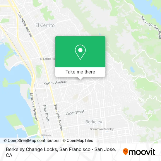 Berkeley Change Locks map