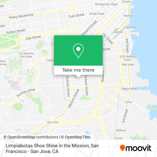 Limpiabotas Shoe Shine in the Mission map