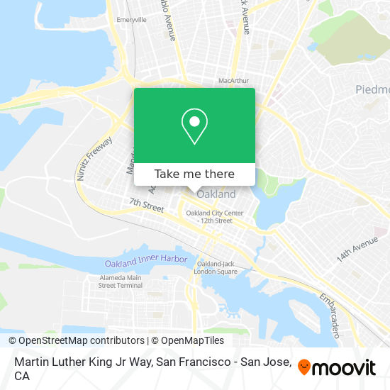 Martin Luther King Jr Way map