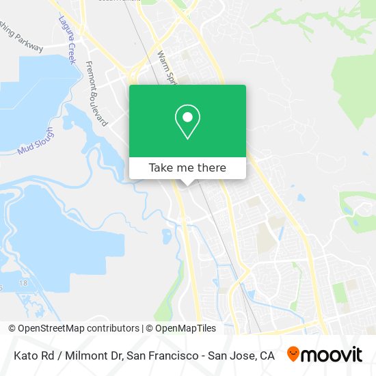 Kato Rd / Milmont Dr map