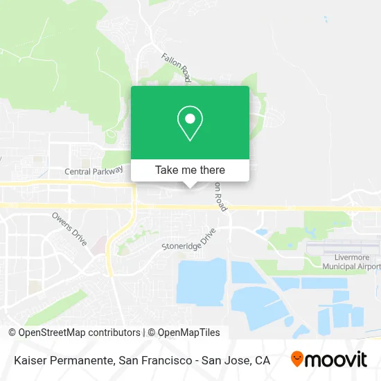 Kaiser Permanente map