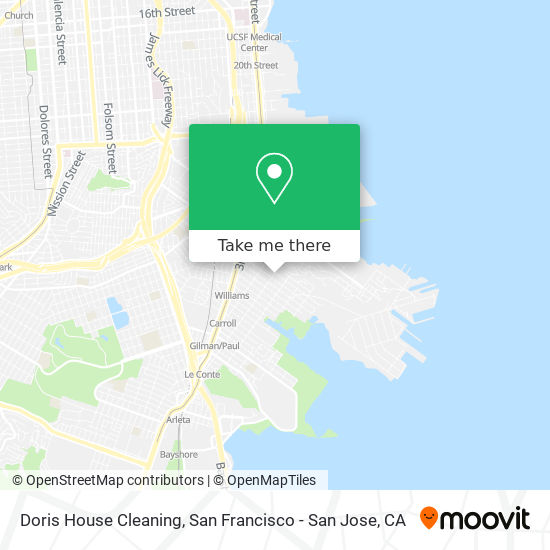 Mapa de Doris House Cleaning