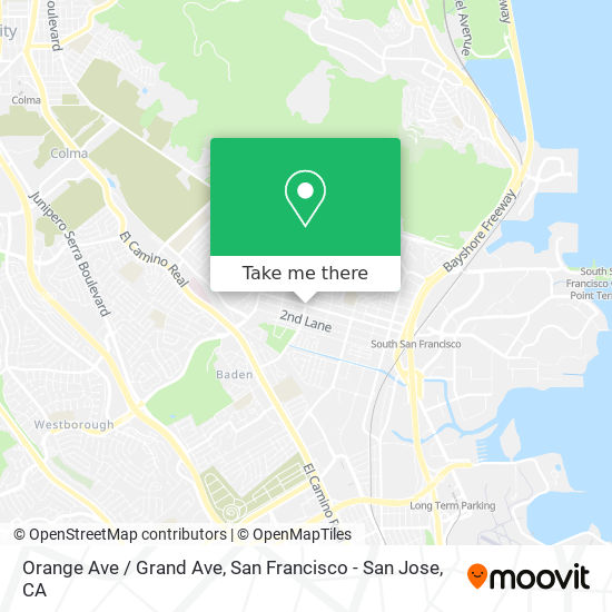 Orange Ave / Grand Ave map
