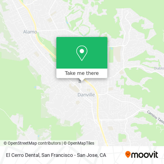 El Cerro Dental map