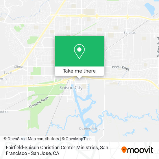 Fairfield-Suisun Christian Center Ministries map