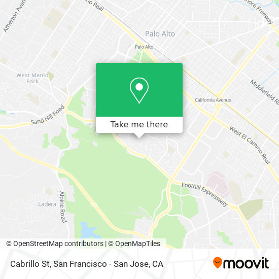 Mapa de Cabrillo St