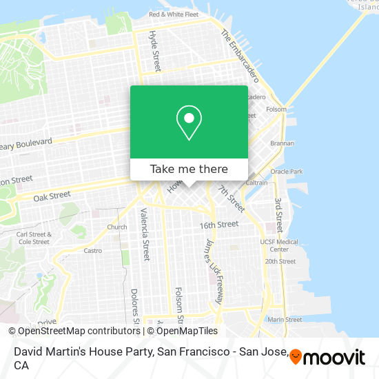 David Martin's House Party map