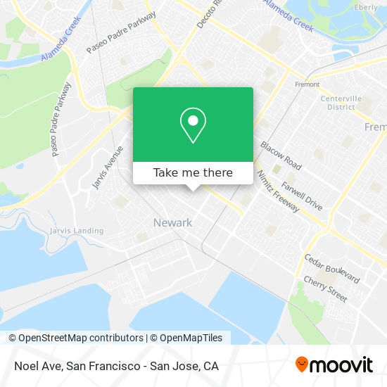 Noel Ave map