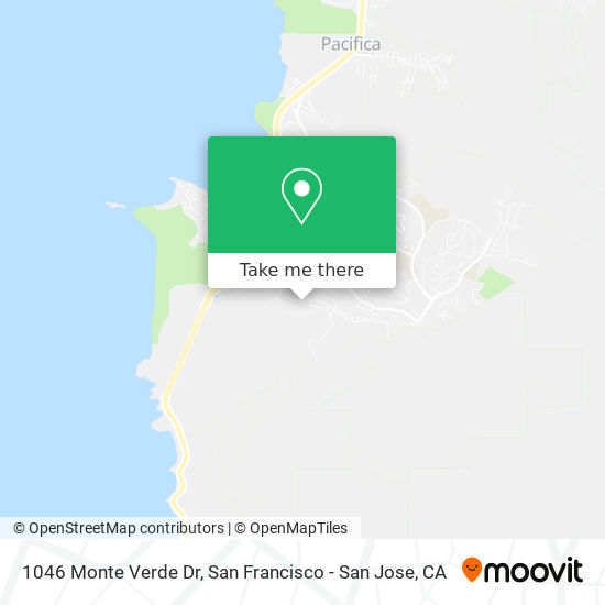 Mapa de 1046 Monte Verde Dr