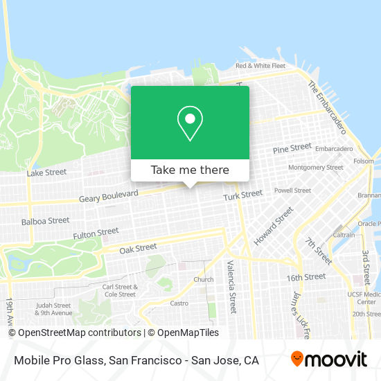 Mapa de Mobile Pro Glass