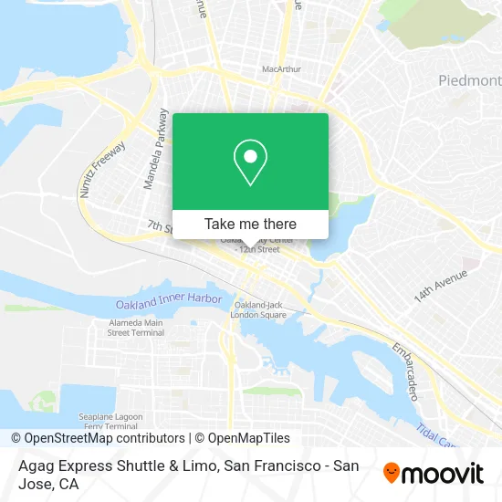 Mapa de Agag Express Shuttle & Limo