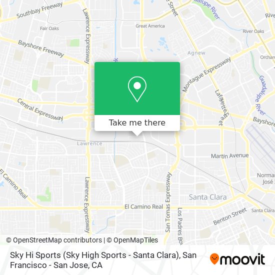 Sky Hi Sports (Sky High Sports - Santa Clara) map