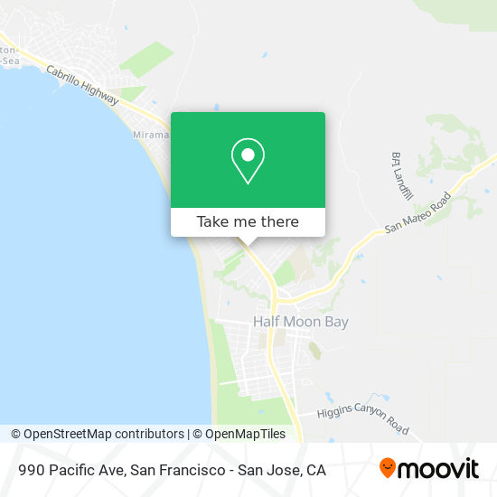 Mapa de 990 Pacific Ave