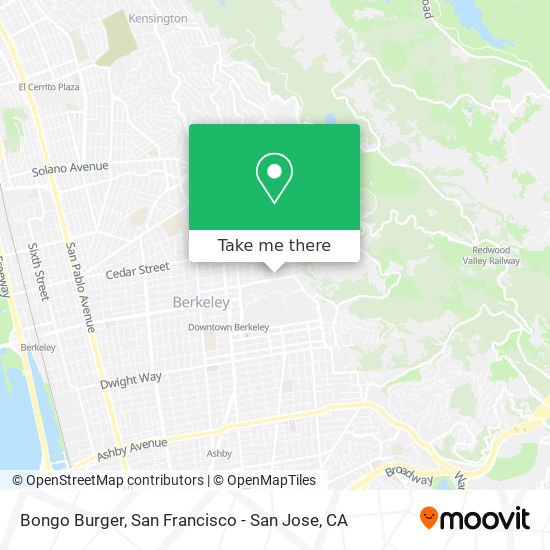 Bongo Burger map