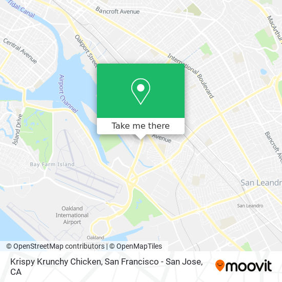 Mapa de Krispy Krunchy Chicken