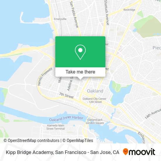Mapa de Kipp Bridge Academy
