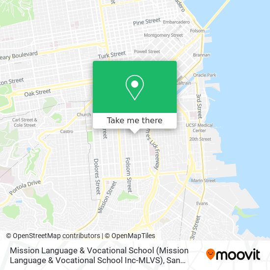 Mapa de Mission Language & Vocational School (Mission Language & Vocational School Inc-MLVS)