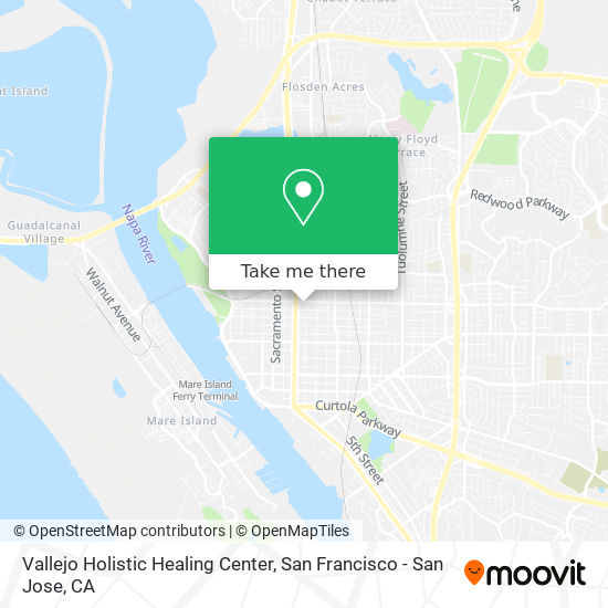 Vallejo Holistic Healing Center map