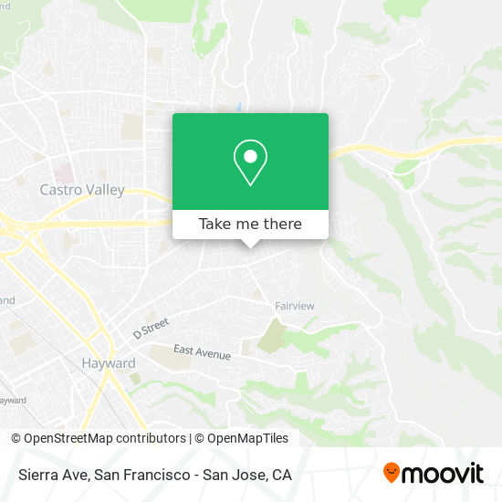Sierra Ave map