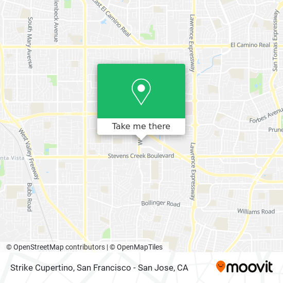 Mapa de Strike Cupertino