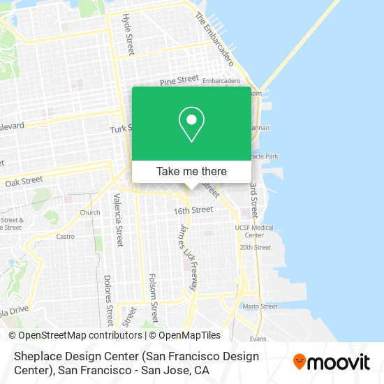 Sheplace Design Center (San Francisco Design Center) map