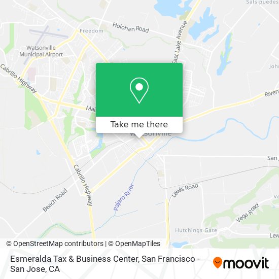 Esmeralda Tax & Business Center map