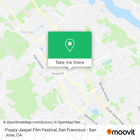 Mapa de Poppy Jasper Film Festival