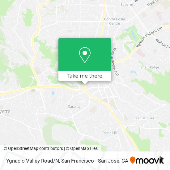 Ygnacio Valley Road/N map