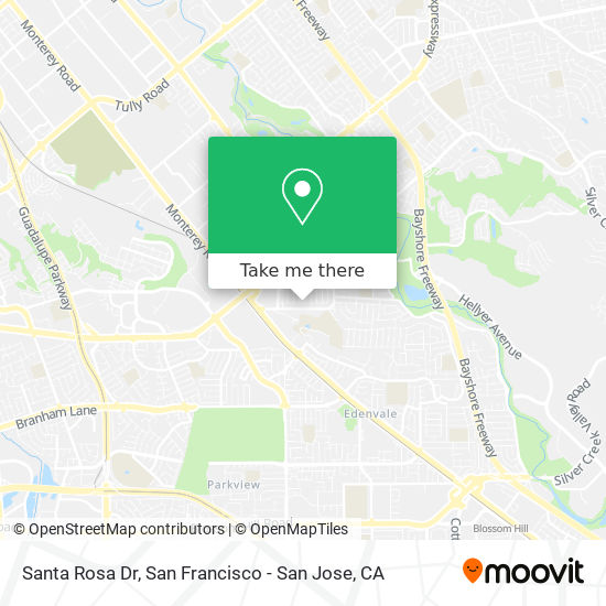 Santa Rosa Dr map