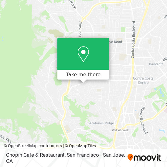 Mapa de Chopin Cafe & Restaurant