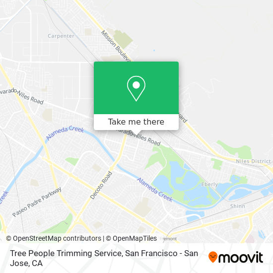 Tree People Trimming Service map