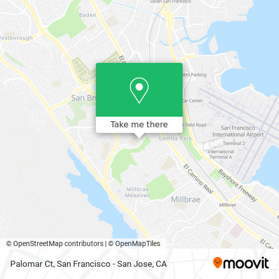 Palomar Ct map