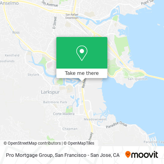 Pro Mortgage Group map